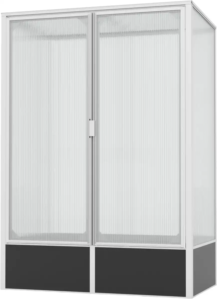 Bild 1 von Vitavia Tomatenhaus-Set Napoli 900 HKP 4 mm alu 131 x 68 cm