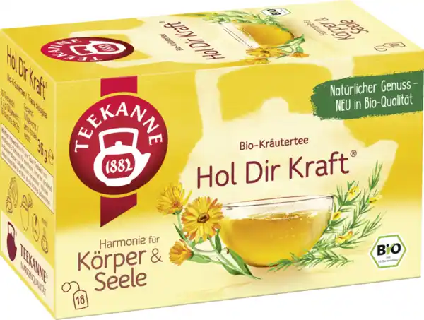Bild 2 von Teekanne Bio Kräutertee Hol Dir Kraft, 36 g