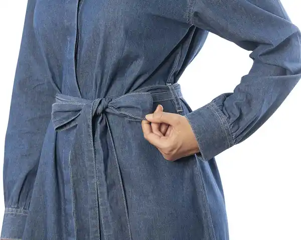 Bild 3 von IDEENWELT Jeanskleid blau Gr. L