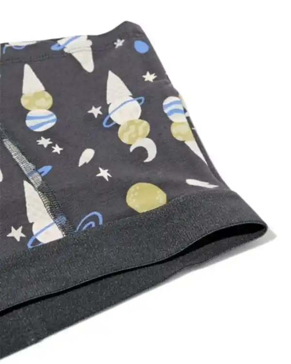 Bild 3 von Kinder-Boxershorts. Eistüten – 3 Stück anthrazit