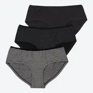 Damen-Panty mit hohem Baumwollanteil, 3er-Pack