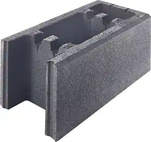 Schalungsstein Eck- & Endstein 42,5 x 17,5 x 20 cm anthrazit