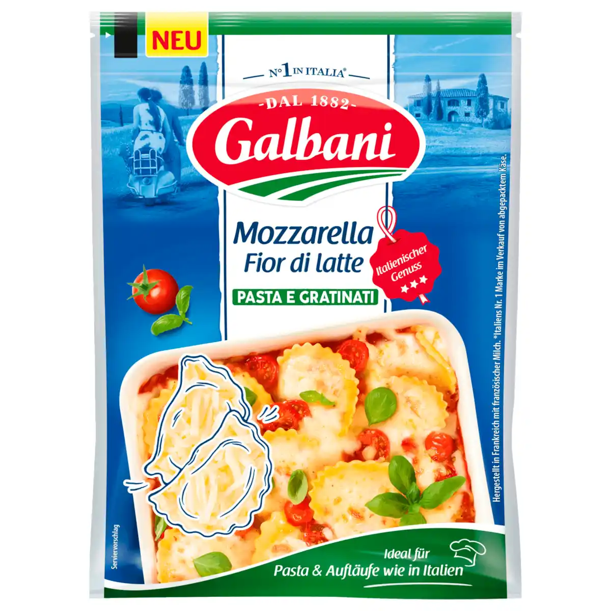 Bild 1 von Galbani Fior di latte Mozzarella gerieben 150g