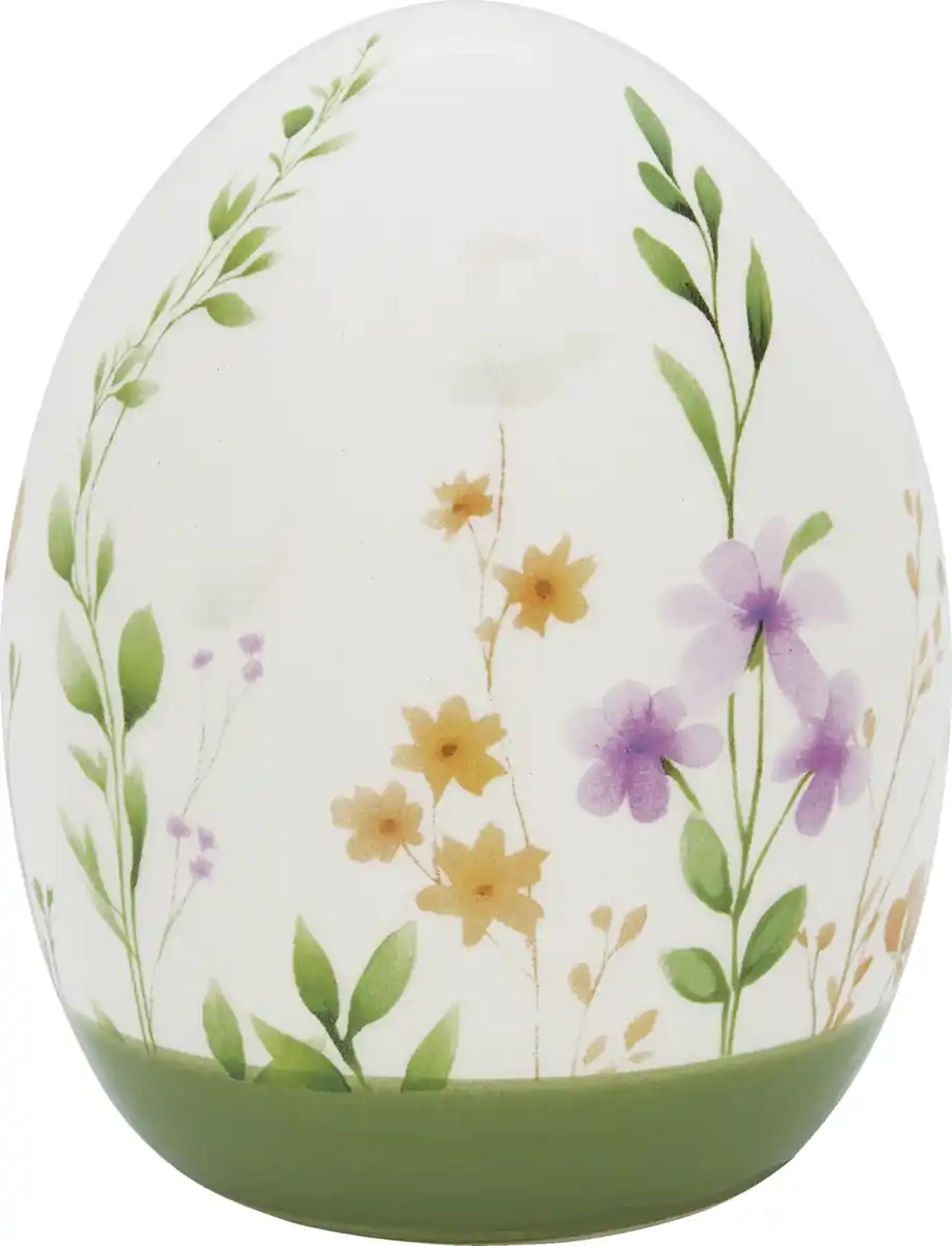 Bild 1 von IDEENWELT Deko-Keramik-Ei grün groß