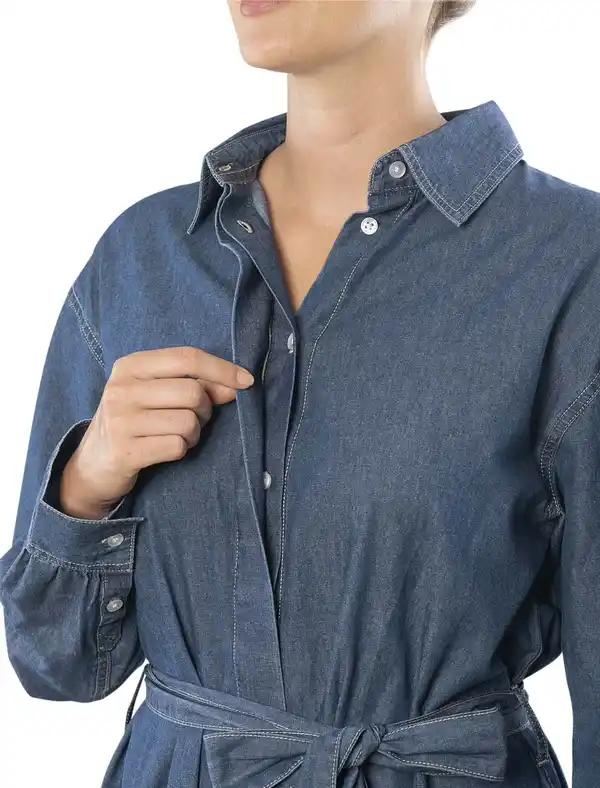 Bild 2 von IDEENWELT Jeanskleid blau Gr. L