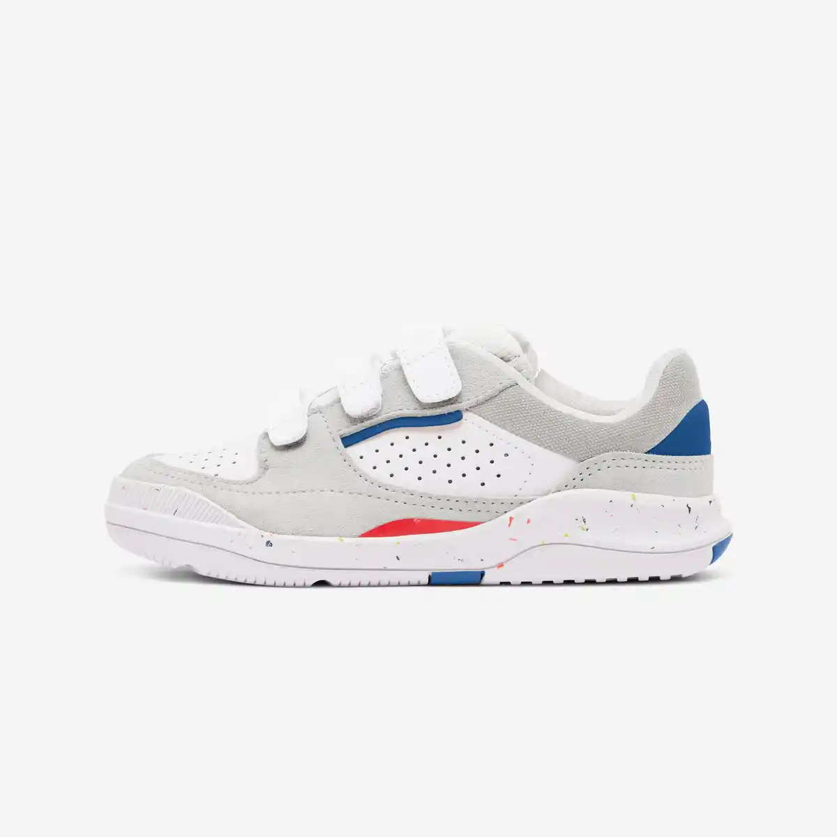 Bild 1 von DECATHLON Sportschuhe Kinder Klettverschluss Leder - Playventure City weiß