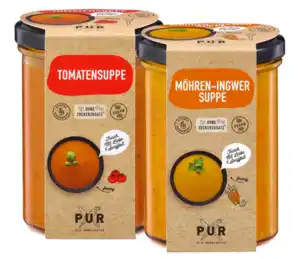 Frische Gemüsesuppen