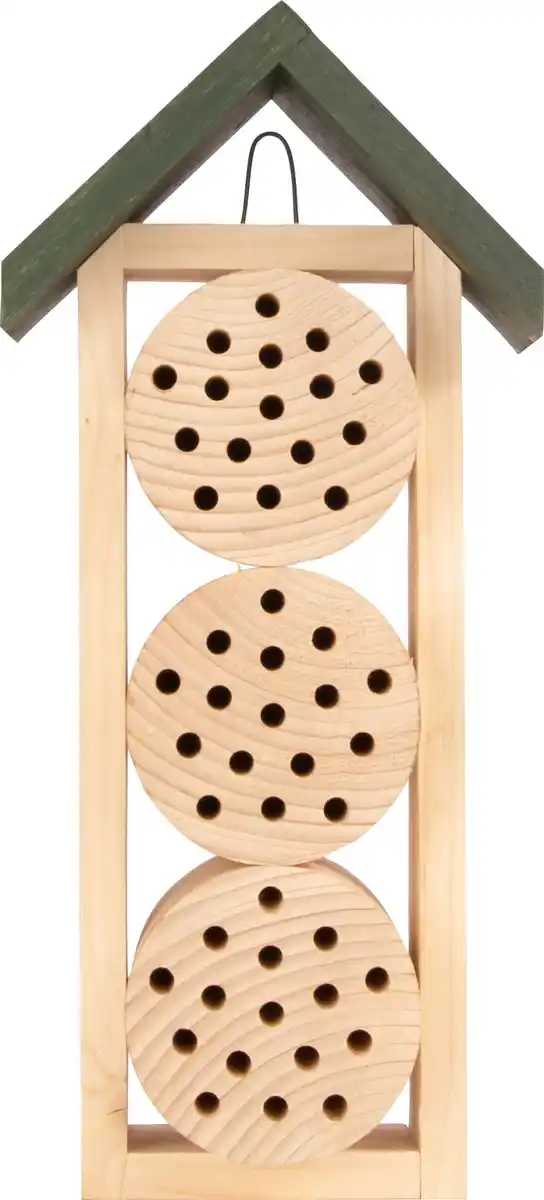 Bild 1 von CJ Wildlife Bienenhotel Ustica aus Fichtenholz 38 x 13 x 17 cm