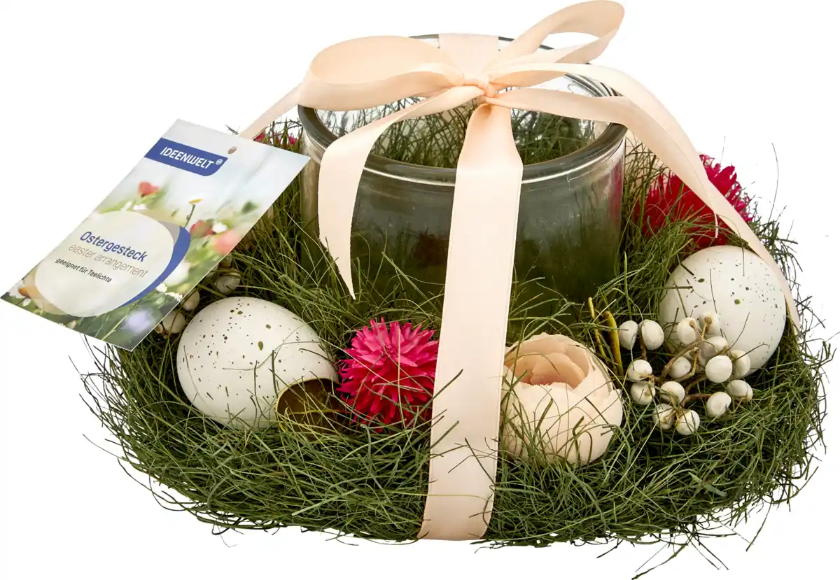 Bild 1 von IDEENWELT Ostergesteck aprikot
