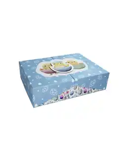 Geschenkbox für Ostern, hellblau