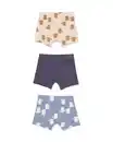 Bild 2 von Kinder-Boxershorts Hunde – 3 Stück blau