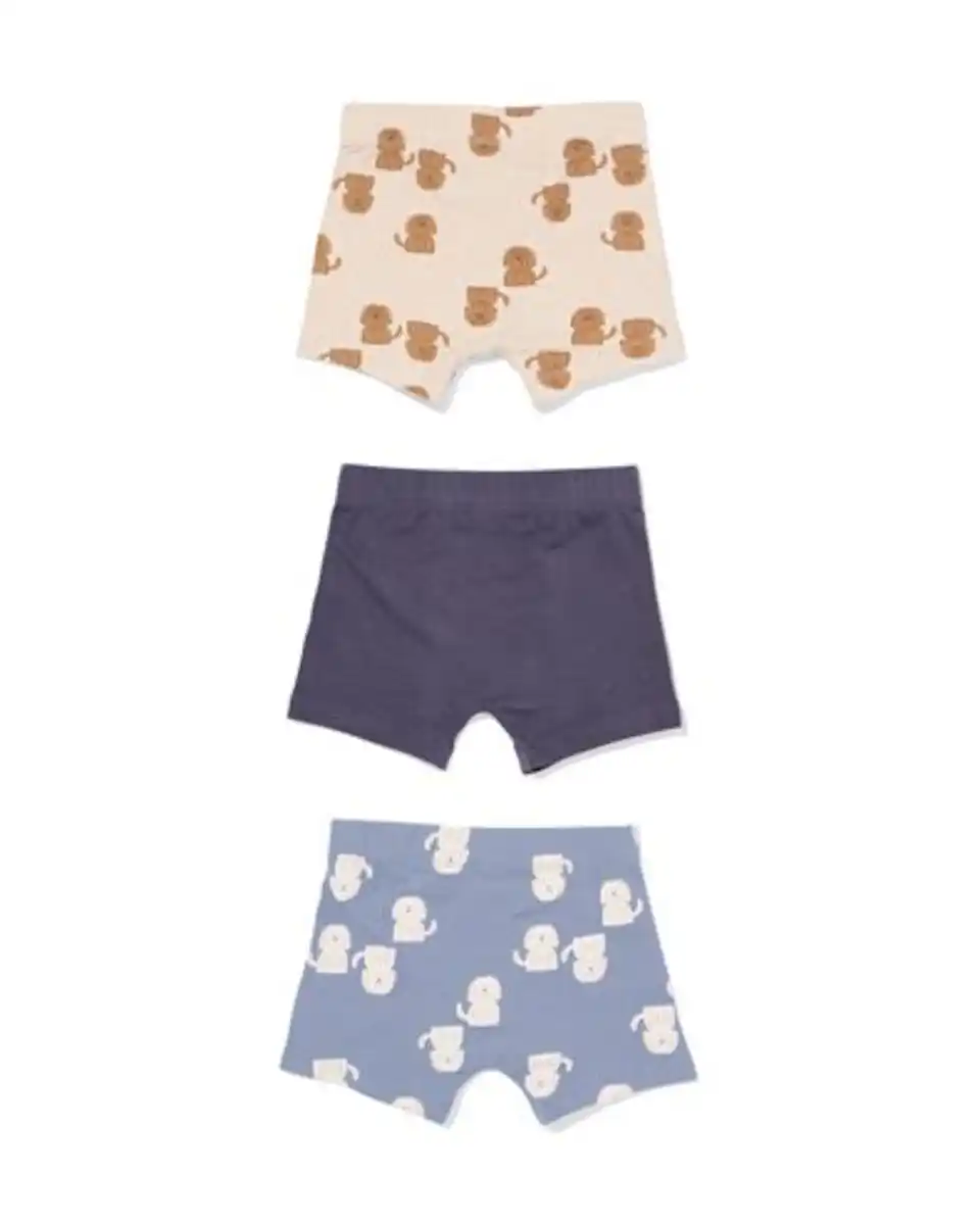 Bild 2 von Kinder-Boxershorts Hunde – 3 Stück blau