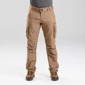 FORCLAZ Cargohose Herren Backpacking - Travel 500 braun