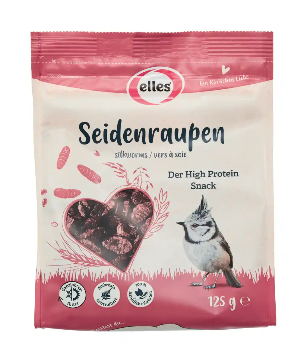 Bild 1 von Elles Wildvogelfutter Seidenraupen 125 g