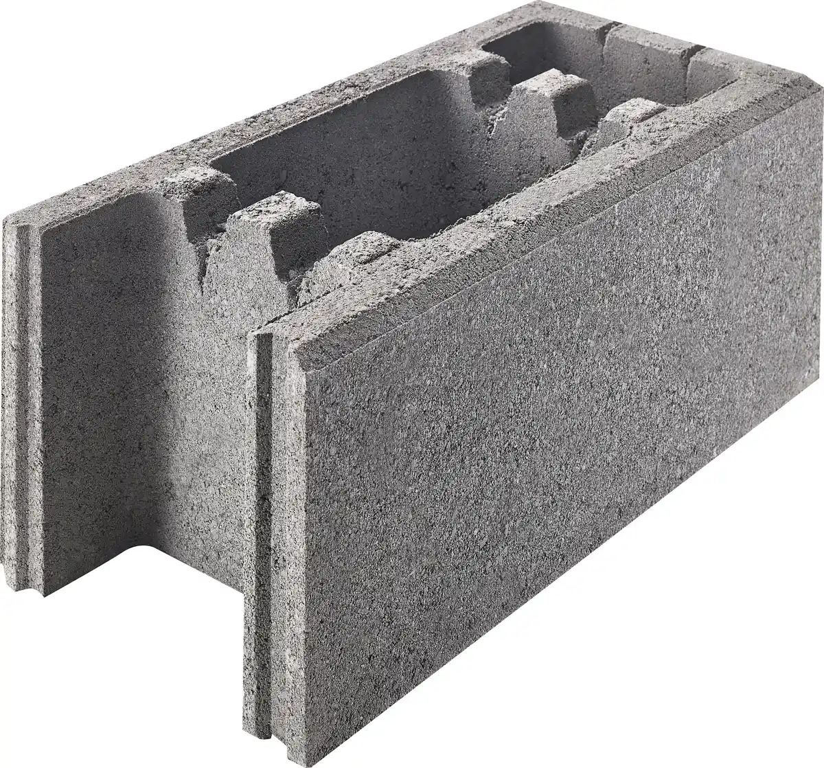 Bild 1 von Schalungsstein Eck- & Endstein 49 x 24 x 20 cm grau