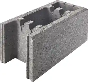 Schalungsstein Eck- & Endstein 42,5 x 17,5 x 20 cm grau