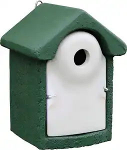 CJ Wildlife Nistkasten Holzbeton grün/weiß LxBxH: 24x19x18 cm
