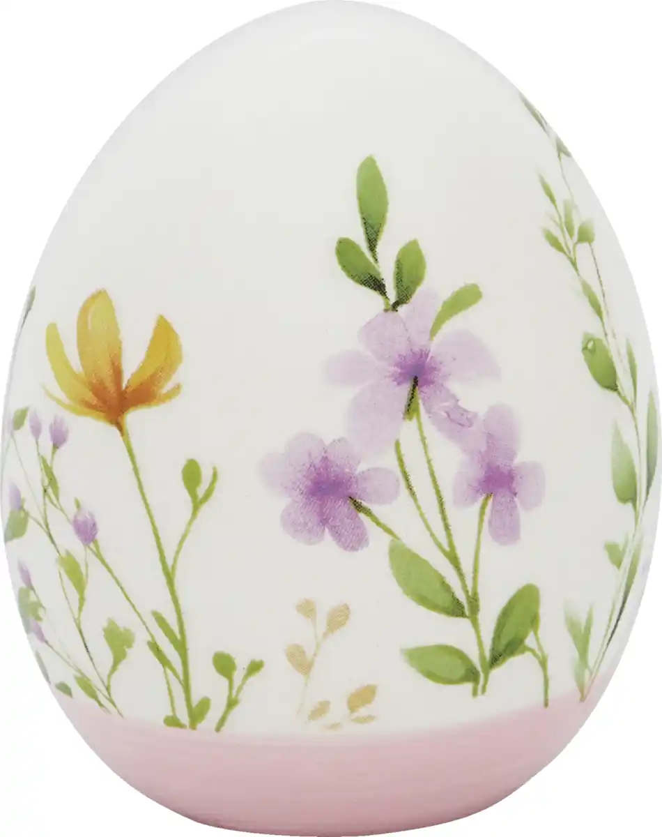 Bild 1 von IDEENWELT Deko-Keramik-Ei rosa klein