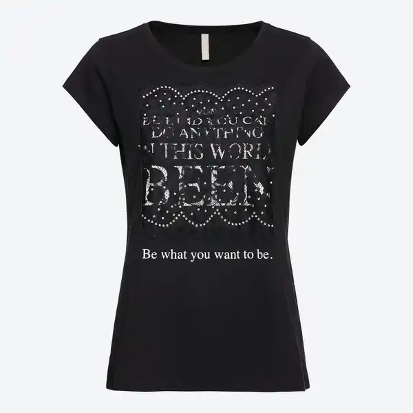 Bild 3 von Damen-T-Shirt aus Baumwolle