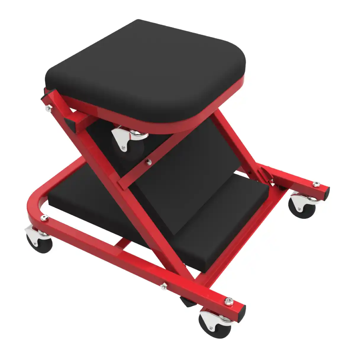 Bild 1 von Primaster Werkstatt-Rollliege & Sitz 2 in 1 klappbar 102 x 43 cm