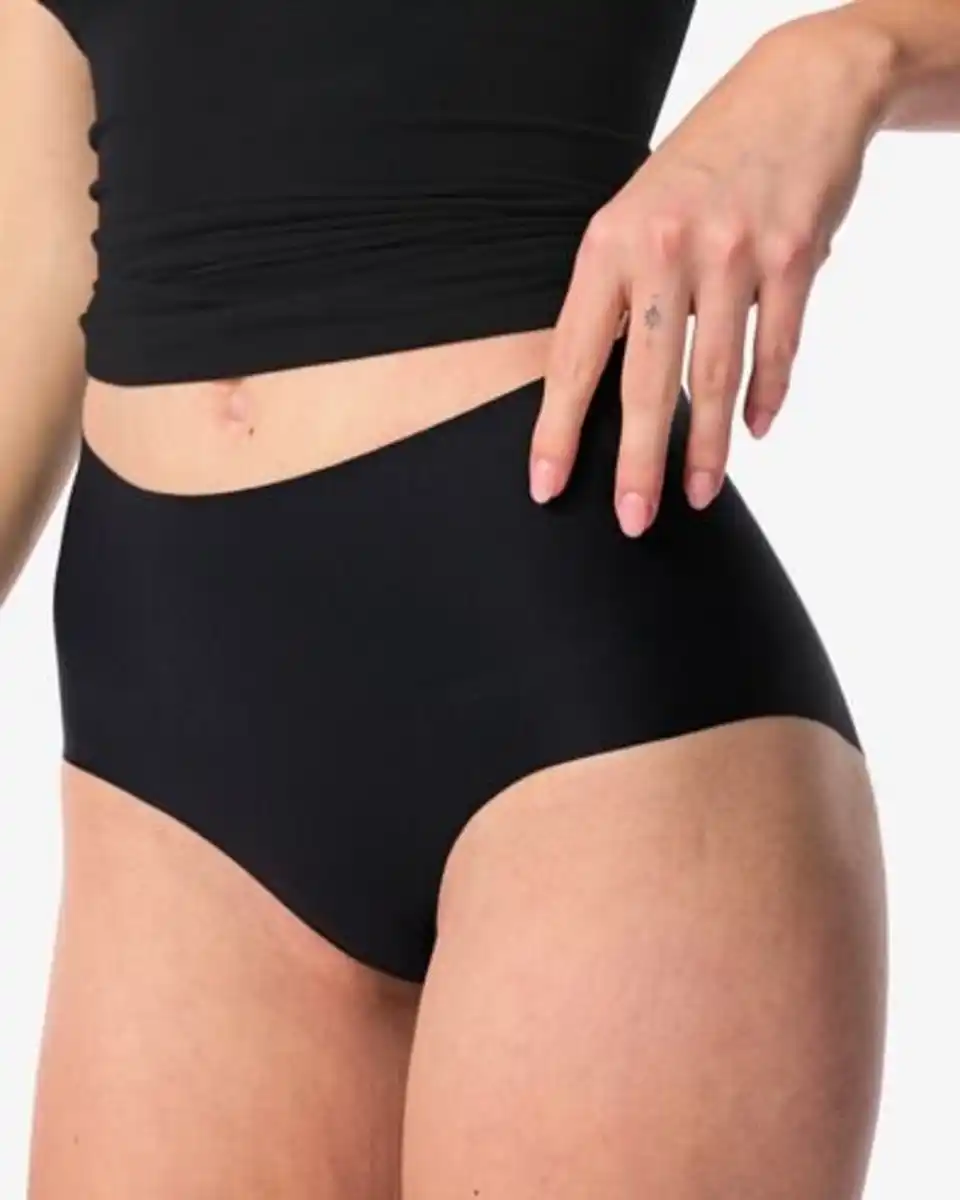 Bild 4 von Slip, mittelstark figurformend, hohe Taille schwarz