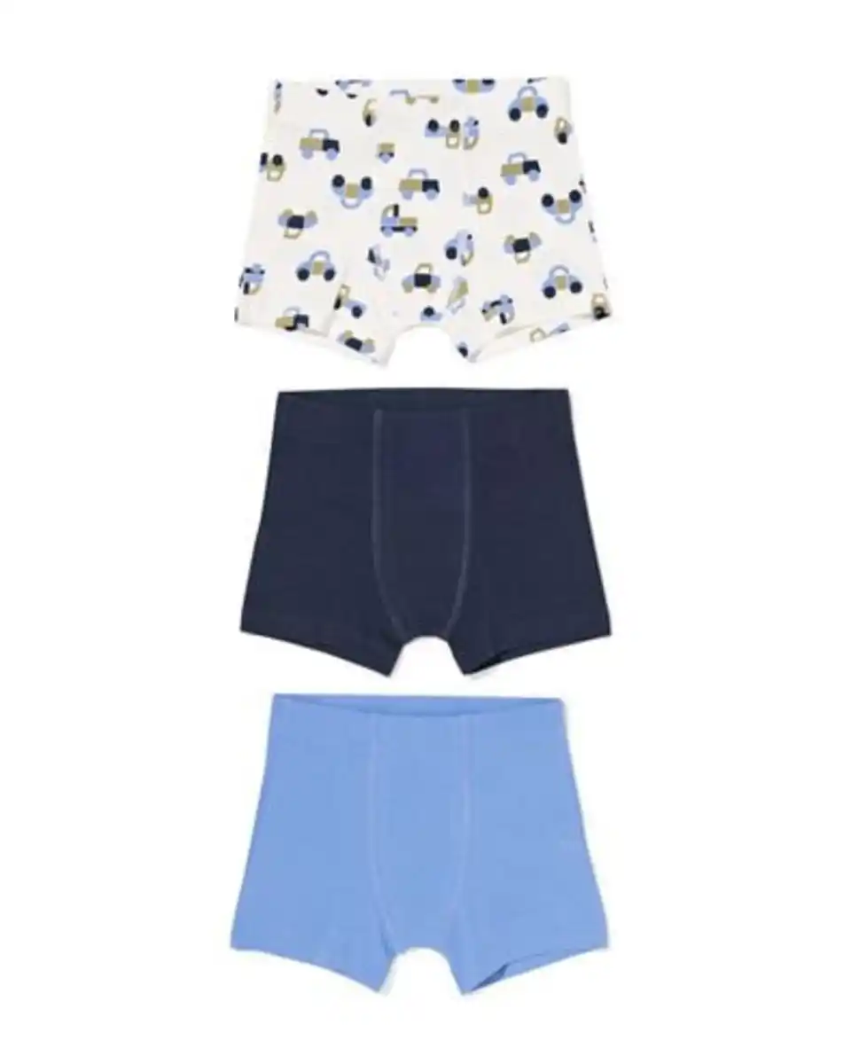 Bild 1 von Jungen-Boxershorts Autos – 3 Stück weiß
