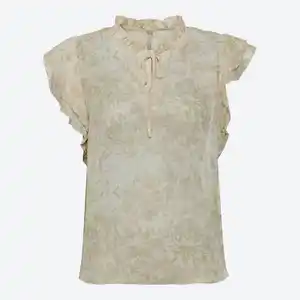 Damen-Bluse mit Volant-Detail