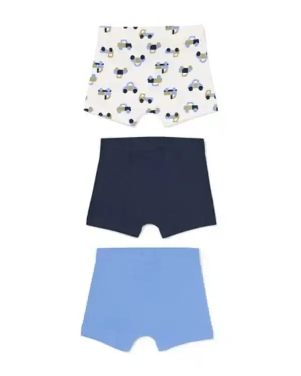 Bild 2 von Jungen-Boxershorts Autos – 3 Stück weiß