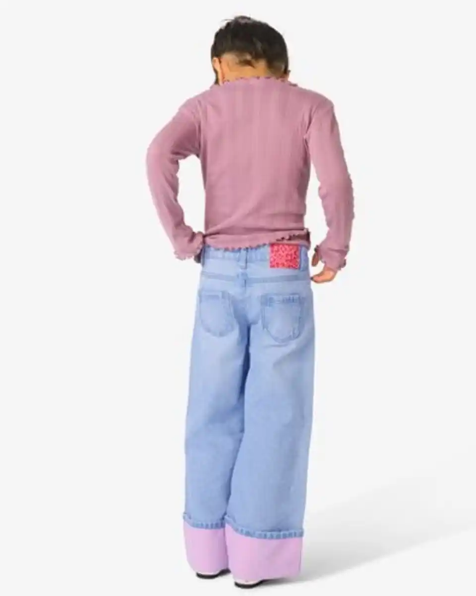 Bild 4 von Kinderhose mit gerader Passform violett