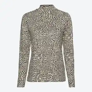 Damen-Langarmshirt mit Stehkragen