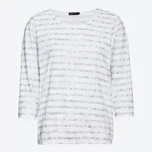 Damen-Langarmshirt mit elastischem Saum