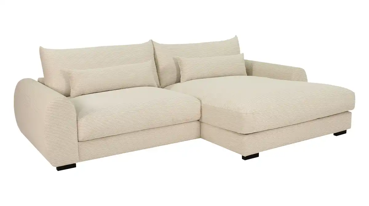 Bild 1 von Ecksofa Cord creme 265 x 180 cm - MARK