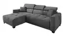 Bild 1 von Ecksofa Cord grau elektrisch ausfahrbar 263 cm - CREMONA