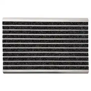 HOME CREATION Aluminium Türmatte 40 x 60 cm, Grau