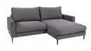 Bild 1 von Ecksofa Cord grau 220 x 164 cm - NORDVIK