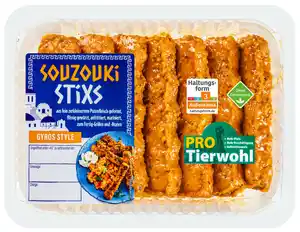 Souzouki-Stixs Gyros Style, 300-g-Packg.