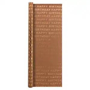 HOME CREATION Premium-Geschenkpapier, Heißfolie, Geburtstag