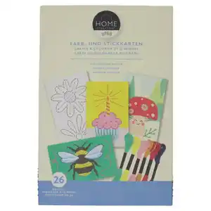HOME CREATION Kreatives Bastelset für Kinder, Sticker Zahl