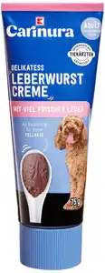 K-CARINURA Leberwurst-Creme für Hunde, 75-g-Tube