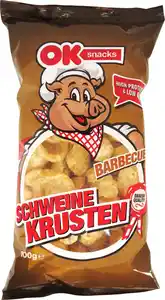 OK SNACKS Schweinekrusten, 100-g-Packg.