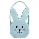 Bild 1 von HOME CREATION Osterkorb aus Filz, Hase Türkis