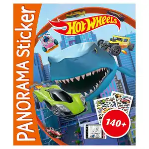 Panorama Stickerbuch, Hot Wheels