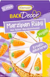GÜNTHART Marzipan-Rübli, 40-g-Packg.