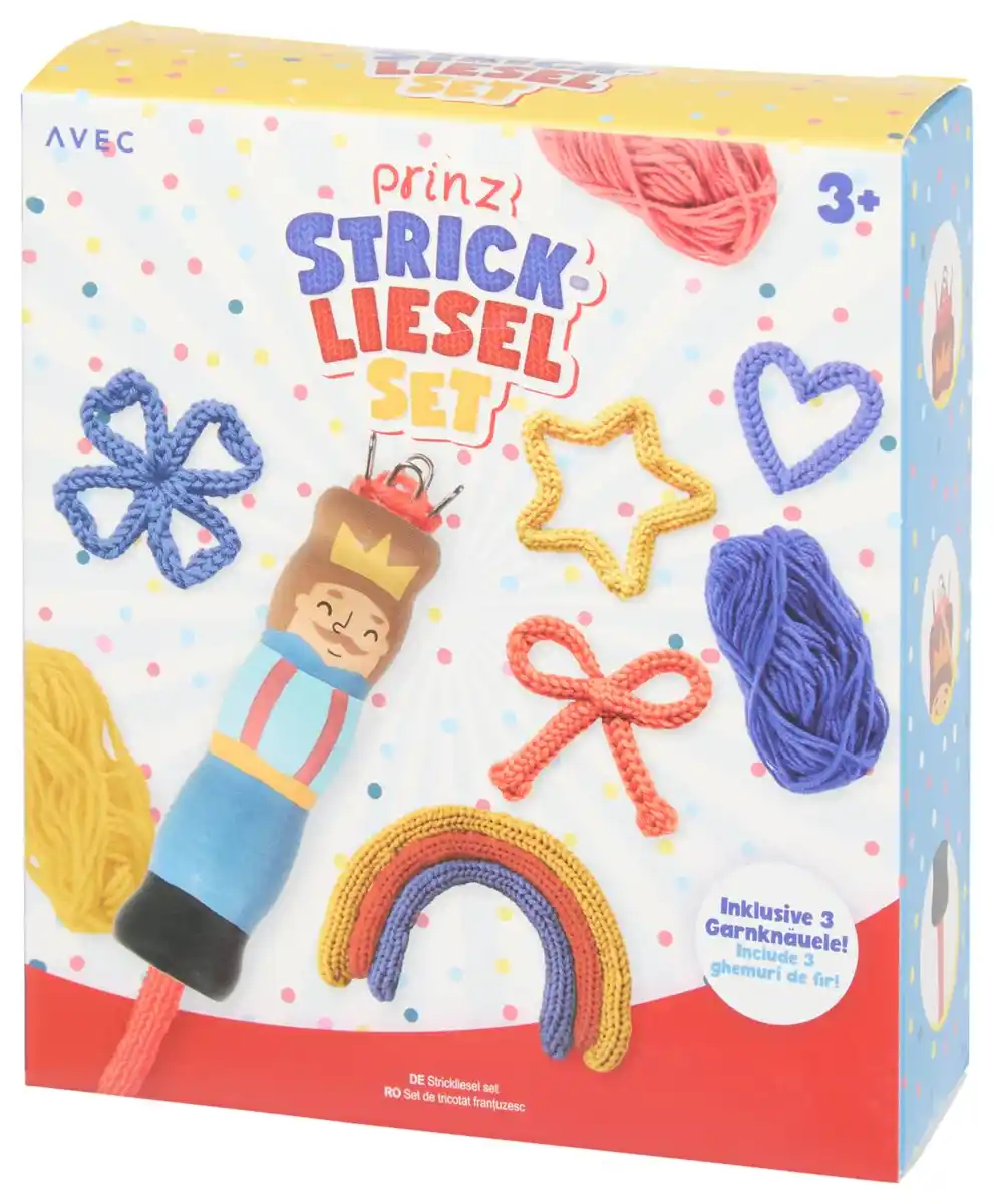 Bild 1 von AVEC Strickliesel-Set »Prinz«, > Für Kinder ab 3 Jahren