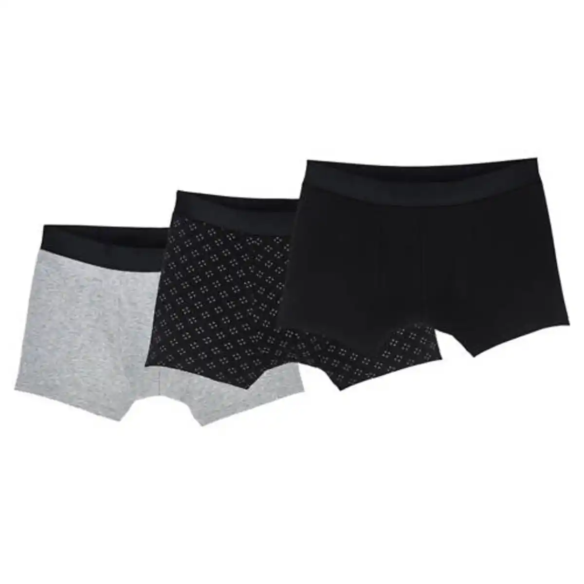 Bild 1 von UP2FASHION MEN Herren Retropants 3er-Set, Schwarz /Meliert, M