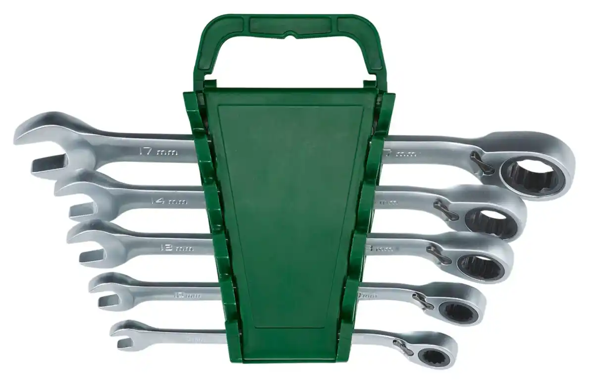 Bild 1 von PARKSIDE® Gabel- und Ratschen- Ringschlüsselsatz 6-teilig, 6-teilig