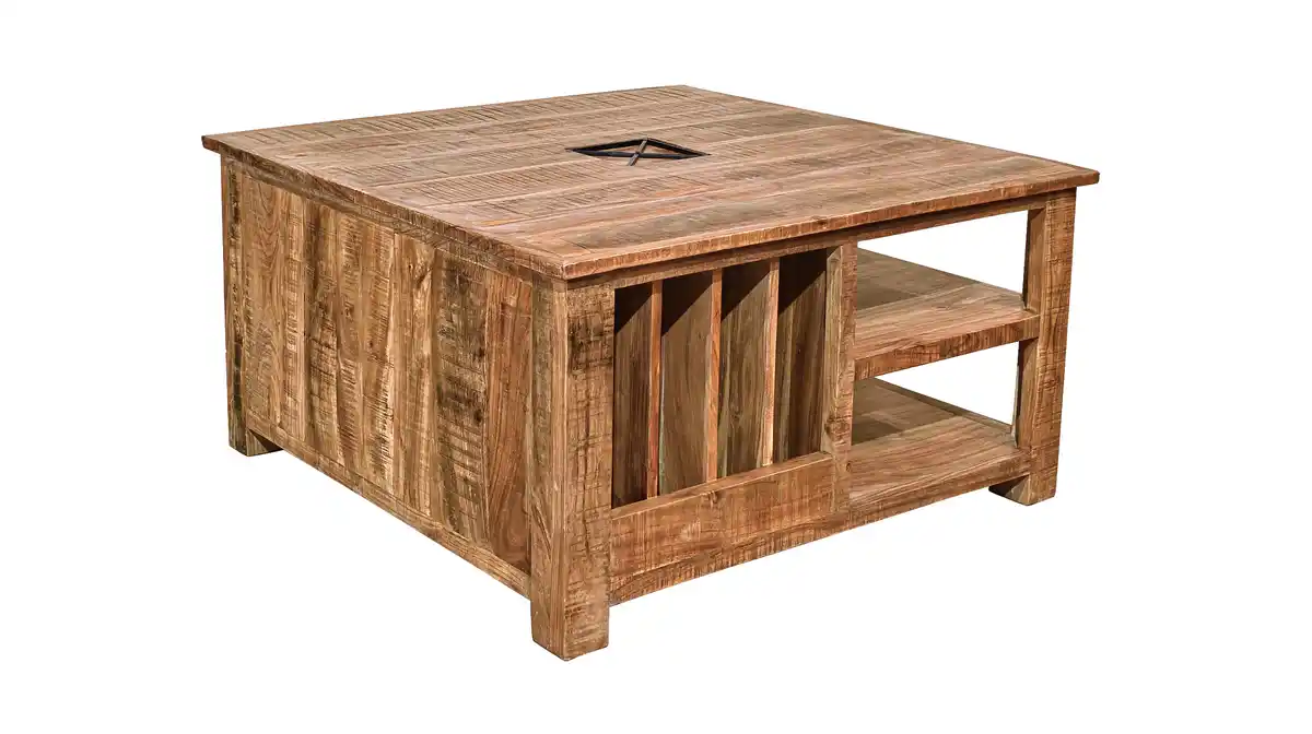 Bild 1 von Couchtisch Akazie massiv lackiert 90 x 90 cm - SPIRIT