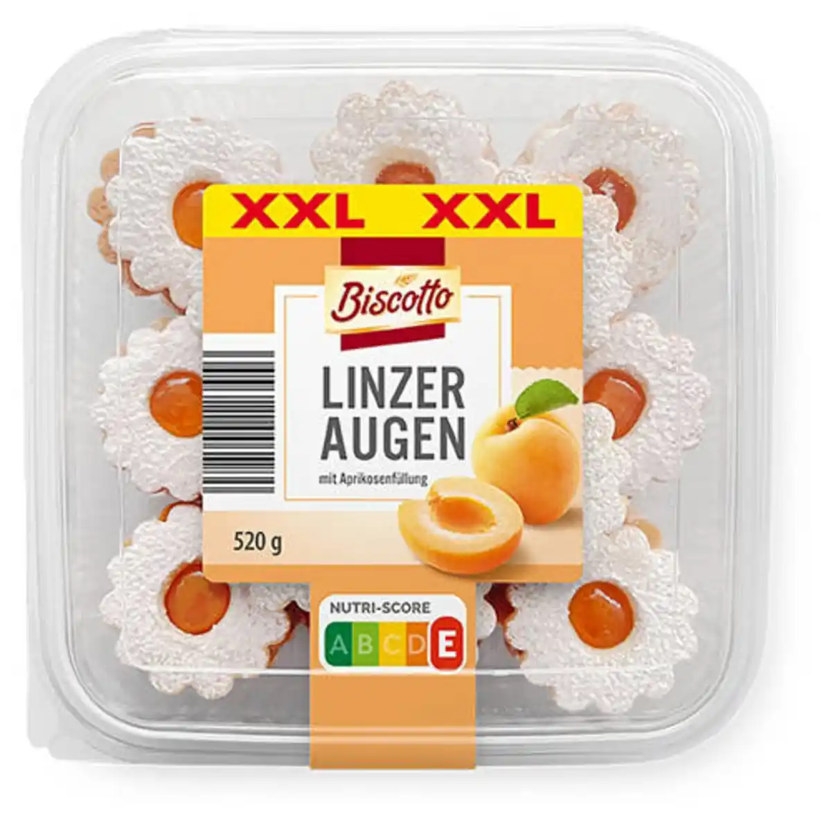Bild 1 von BISCOTTO Linzer Augen XXL-Packung 520 g