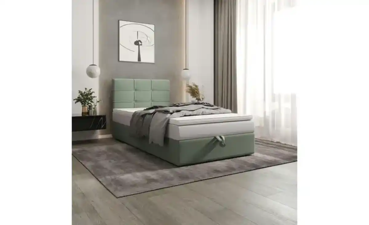 Bild 1 von Boxbett mit Stauraum, Matratze H3 und Topper Duo 2