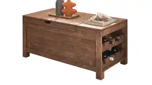 Couchtisch Mango massiv gebeizt 110 cm - Truhentisch - NATURE